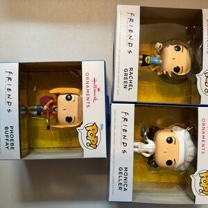 Funko Friends Ornaments Set - Rachel, Monica Phoebe